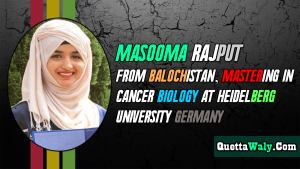 Masooma Rajput – Mastering in Cancer Biology at Heidelberg University Germany